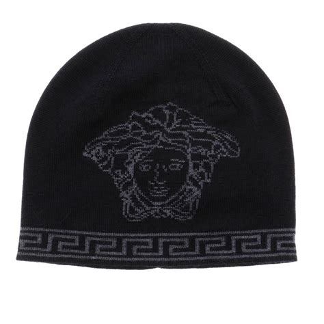 cappelli di lana uomo versace|Cappelli. Berretti Versace in Lana Nero taglia M International.